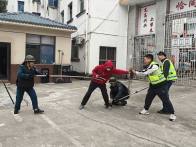 擂鼓镇小学开展反恐防暴应急演练