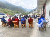 竹坪乡各村组织召开群众会