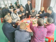 潘口乡举行重阳节敬老活动