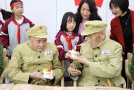 重阳情暖老兵心  光荣院活动传递爱国拥军新风尚