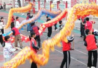 宝丰镇施洋小学：非遗舞龙“舞”进校园 传统文化焕发新生