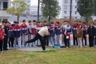 竹山二中秋季运动会田赛项目顺利举行