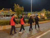 官渡镇：夜巡+护校 织密平安“防护网”