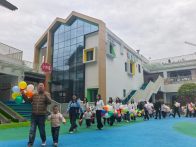 县实验幼儿园举办亲子趣味运动会