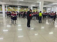 竹山二中多举措保障师生用餐秩序