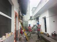 县供电公司开展用户表箱安全检查