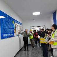 湖北汽车工业学院一行来卫浴五金实验室参观学习