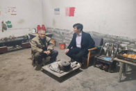 宝丰镇开展“户户走到”取暖安全宣传活动