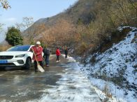 楼台乡：干群同心战风雪 除冰保畅护平安