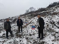 楼台乡：雪中巡查保平安