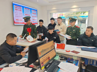县退役军人服务中心迎接首批春季退役士兵返乡