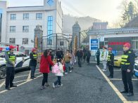 大庙乡中心学校：“护校安园”在行动 全力护航新学期开学