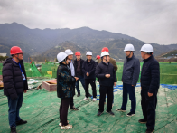 市水利和湖泊局督导霍河水库除险加固工程建设