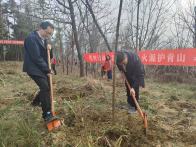 文峰乡：干群植树添新绿 共建生态美家园