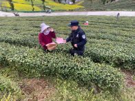 官渡派出所把“安全课堂”搬进田间地头