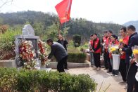 溢水鎮開展清明祭奠英烈活動