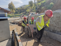 官渡鎮(zhèn)三吉村：施工忙 村貌新