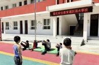 大廟鄉桂坪小學：織密防溺水安全網  實操演練護成長