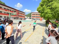 大庙乡桂坪小学2026年春季运动会活力开赛