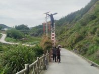 大庙乡：乡贤捐资购路灯 群众义务换“新光”