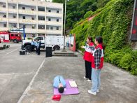 县红十字会：应急演练进校园 筑牢安全防护墙