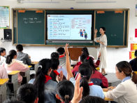 县教研室到竹坪小学开展教学视导活动