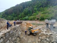 楼台乡：桥梁建设施工忙