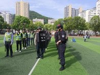 县教育局组织开展反恐演练