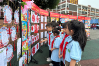 宝丰镇施洋小学：红色书画作品展浸润崇高信念