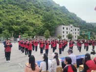 沧浪九年制学校开展武当武术操展演活动 