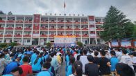 擂鼓中学举行“说文明话 行文明事 做文明人“主题演讲比赛