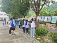 三台九年制学校举办“六一”书画展 